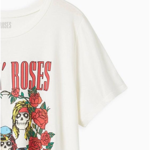 NWT Torrid Guns N Roses Ivory Tee 2 - Picture 4 of 7